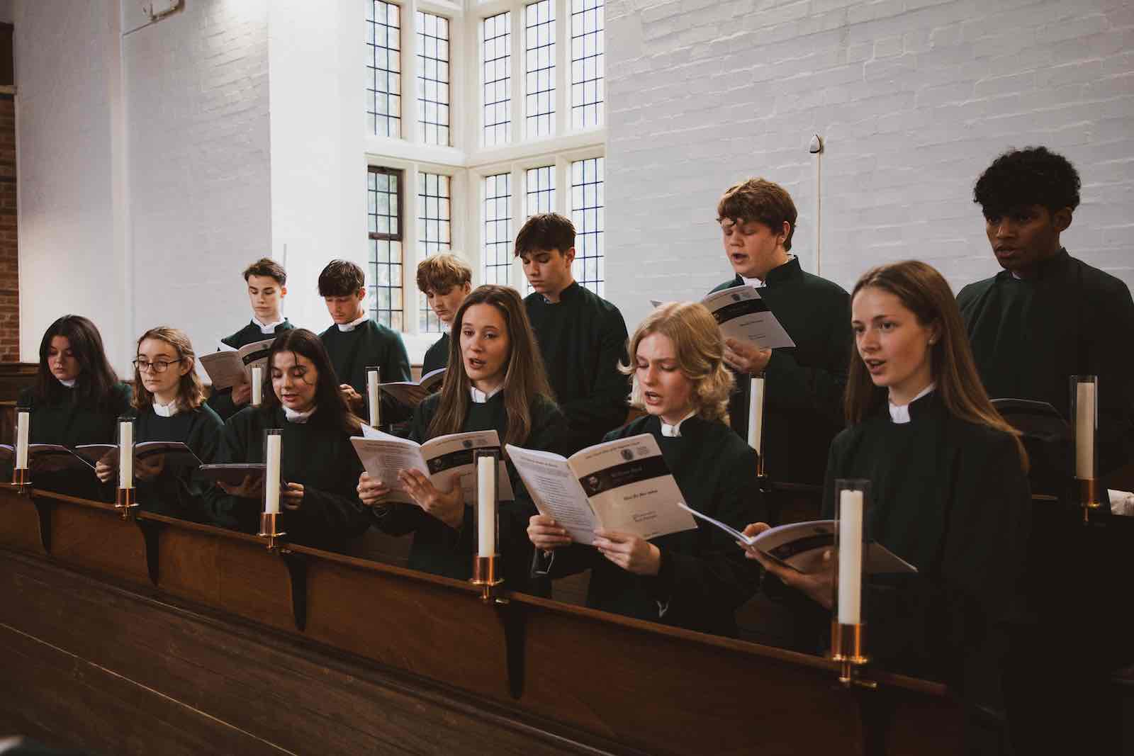 Scholars of the University of Exeter Chapel Choir