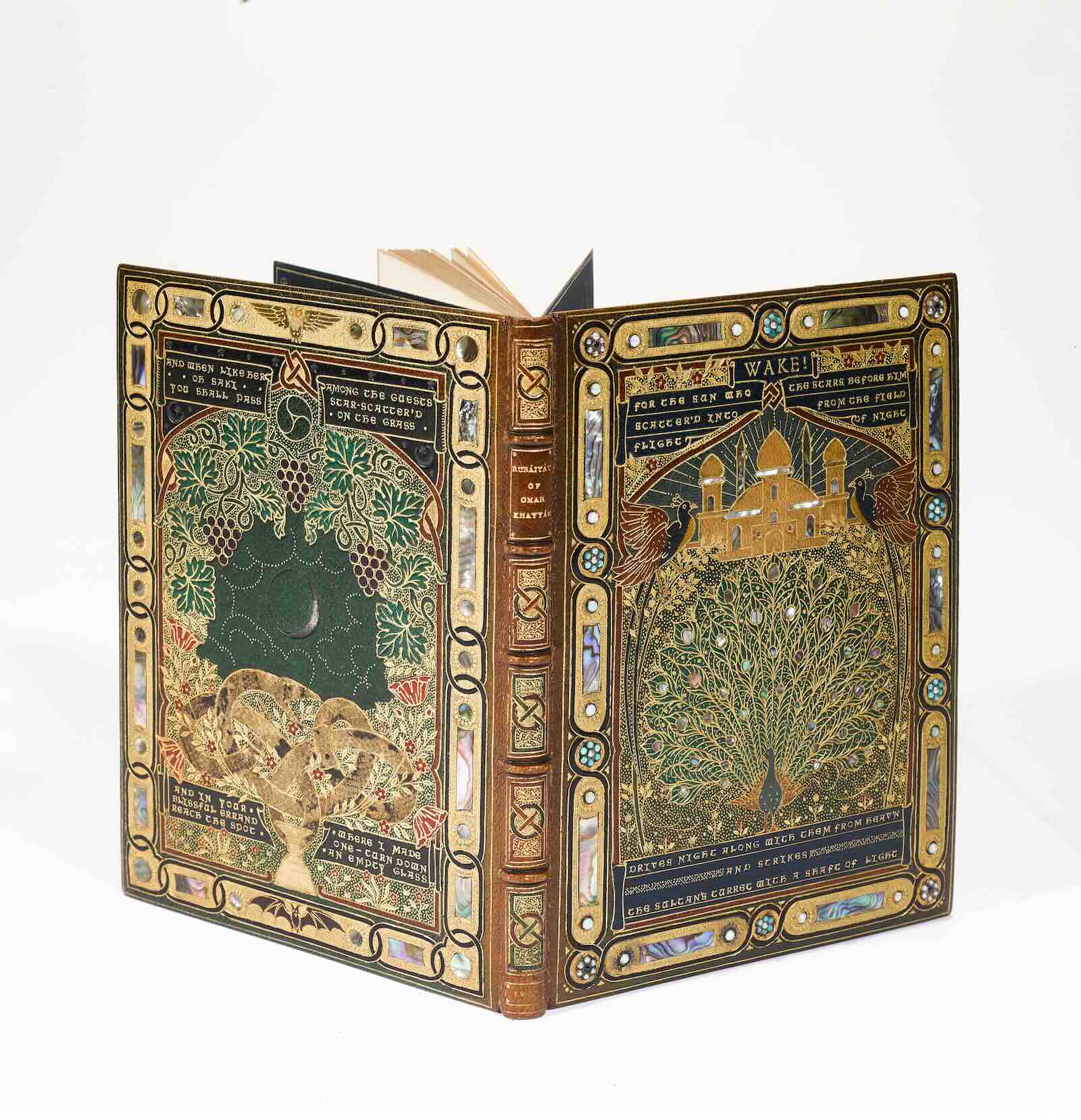 Edward Fitzgerald, Rubaiyat of Omar Khayyam, jewelled binding by Sangorski and Sutcliffe