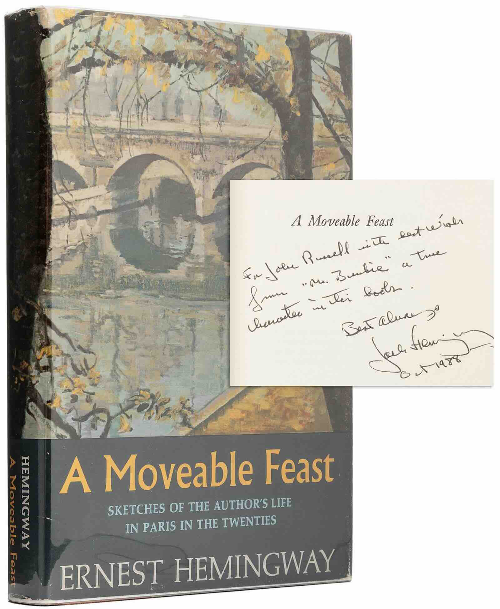 A Moveable Feast (New York, Charles Scribner’s Sons, 1964)