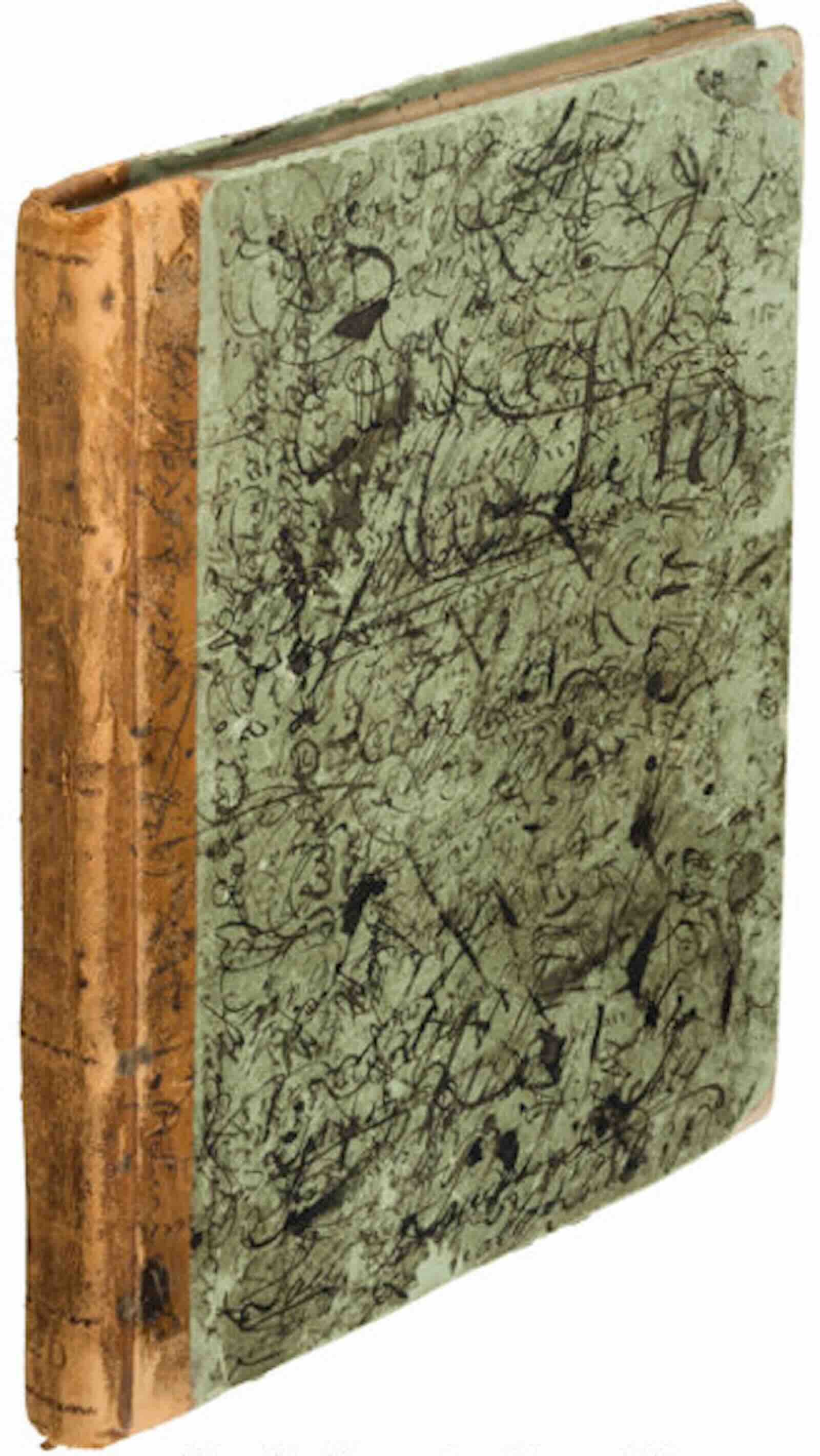 Abraham Lincoln and John Todd Stuart autograph office fee book signed by Lincoln 19 times