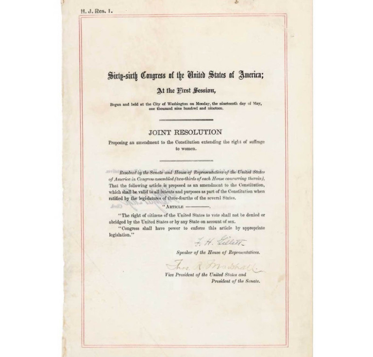 The 19th Amendment