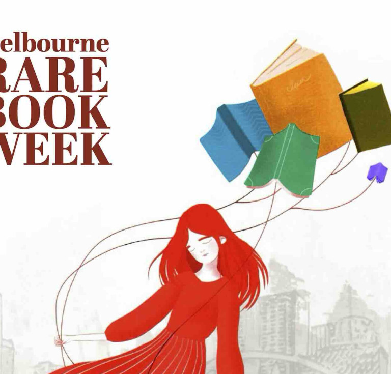 Melbourne Rare Book Week 2026 poster