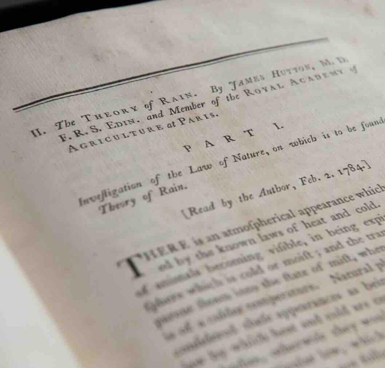 18th century Scottish scientist James Hutton’s Theory of Rain