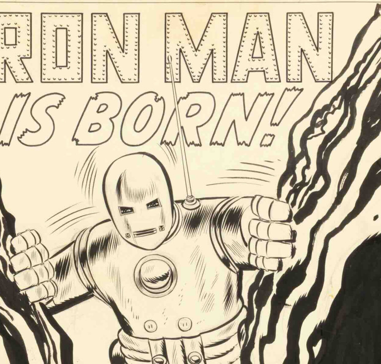 The original Don Heck artwork for Iron Man