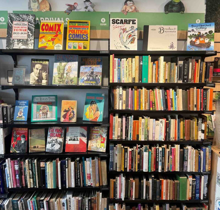 Items from the personal library of Raymond Briggs in the Hove bookshop