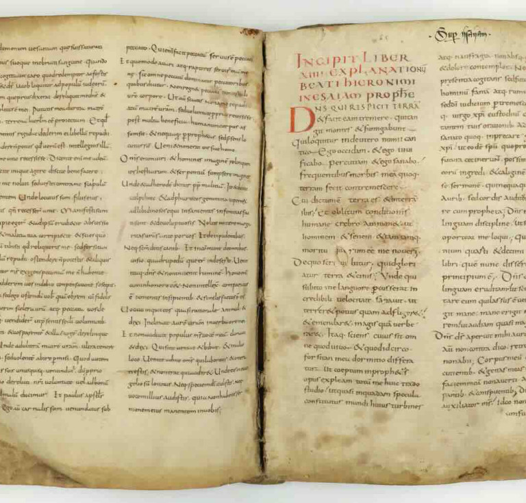 Saint Jerome’s commentary on the prophet Isaiah offered for €850,000 by Antiquariaat Forum