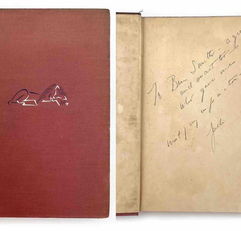 Why England Slept, autographed and inscribed by John F. Kennedy to Benjamin A. Smith II